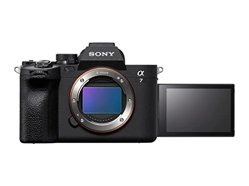 Sony Alpha 7 IV | Spiegellose Vollformatkamera für Experten (33 Megapixel, Echtzeitfokus, Burst mit 10 Bildern pro Sekunde, 4K 60p-Video, einstellbarer Voll-Touchscreen, neue Menüs) Schwarz