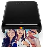 Polaroid ZIP Handydrucker mit ZINK Zero tintenfreier Drucktechnologie – Kompatibel mit iOS- & Androidgeräten - Schwarz