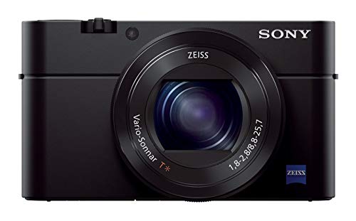 Sony RX100 III | Premium-Kompaktkamera (1,0-Typ-Sensor, 24-70 mm F1.8-2.8 Zeiss-Objektiv und neigbares Display für Vlogging)