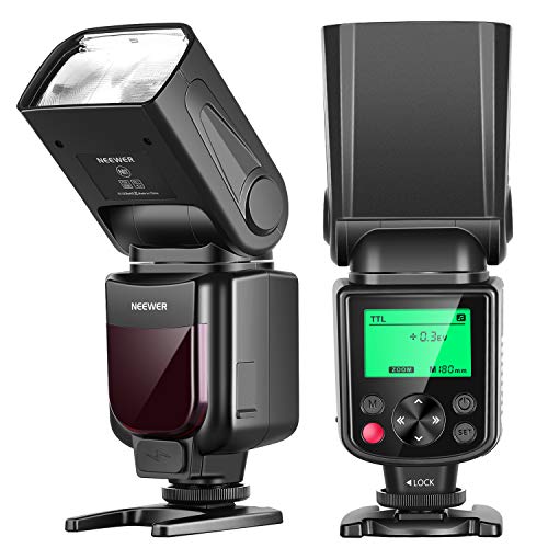 Neewer NW-670 TTL Flash Blitz Blitzgerät mit LCD-Anzeige für Canon 7D Marke II,5D Marke II III,IV,1300D,1200D,1100D,750D,700D,650D,600D,550D,500D,100D,80D,70D,60D und alle anderen Canon DSLR-Kameras