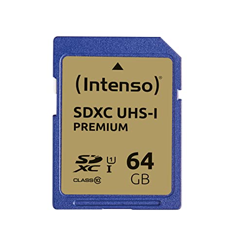 Intenso SDXC UHS-I 64GB Class 10 Speicherkarte blau