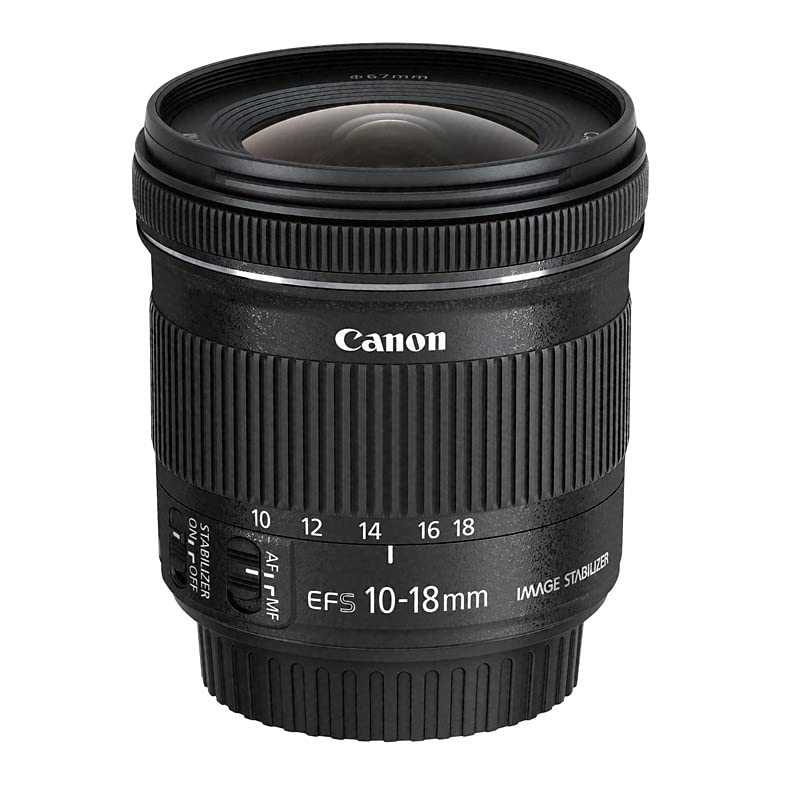 Canon EF-S 10-18mm F4.5-5.6 IS STM Ultraweitwinkel Objektiv (67mm Filtergewinde) schwarz